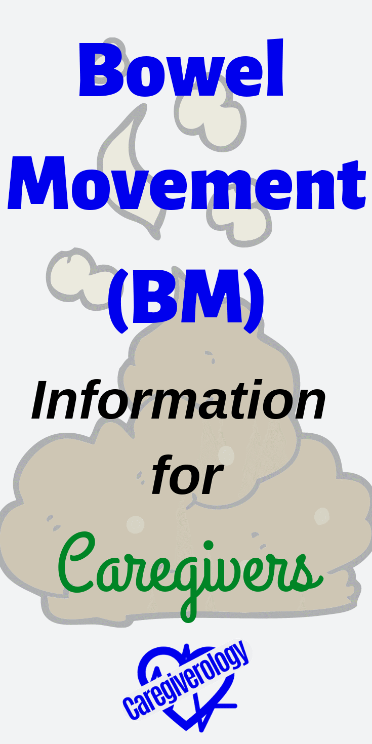 Bowel movement information for caregivers